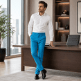 thumbnail image 5 of HBDesign Mens All Season Serge Dress Pants Classic Fit Business Formal Work Trousers, 5 of 7