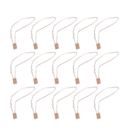 

1000pcs Durable Hemp Box Clothing Hanging Tablets Hanging Rope Tag Rope for Shop (Square Style)