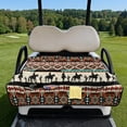 thumbnail image 2 of HUIACONG Western Aztec Golf Cart Seat Covers Anti-Slip 4 Pocket Golf Cart Seat Covers Club Car Comfortable Portable Fit Most Cars EZGO Yamaha Club Car, 2 of 7