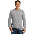 thumbnail image 3 of Gildan Heavy Cotton Long Sleeve T-Shirt for Men -GR54 Fitted Long Sleeve Tees, Sport Grey XL Pack 6, 3 of 5