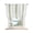 Sage, Olive, Off-White, variant on Navy Blue Striped Tie Up Curtains for Kitchen Windows,Adjustable Rod Pocket Valance 45 Inch Short, Watercolor Abstract Vertical Stripes Ombre Window Treatment Balloon Roman Blind Shade, 42" x 45"
