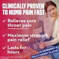 thumbnail image 5 of Mucinex InstaSoothe Sore Throat + Pain Relief Elderberry & Wild Cherry Flavor, Fast Acting, Powerful Sore Throat Oral Pain Reliever, 20 Medicated Drops, 5 of 10