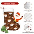 thumbnail image 7 of Cauagu Sloths Need More Coffee for Christmas Stockings,1-Pack Large Xmas Stocking Holiday and Farmhouse Stocking Fit for Christmas Holiday Party Decoration(17.7*11 Inch), 7 of 7