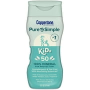 Coppertone Pure and Simple Kids Sunscreen Lotion, SPF 50, 6 Fl Oz