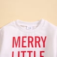 thumbnail image 4 of Bainana Christmas Kid'S Outfits Set Long Sleeve Letter Print Sweatshirt Pants 2 Pieces Clothes Set Toddler Boys Girls Fashion Party Wear, 4 of 6