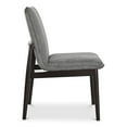 thumbnail image 5 of Moe's Home Collection CHARLIE Fabric Dining Chair -Set of Two Grey Color, 5 of 5