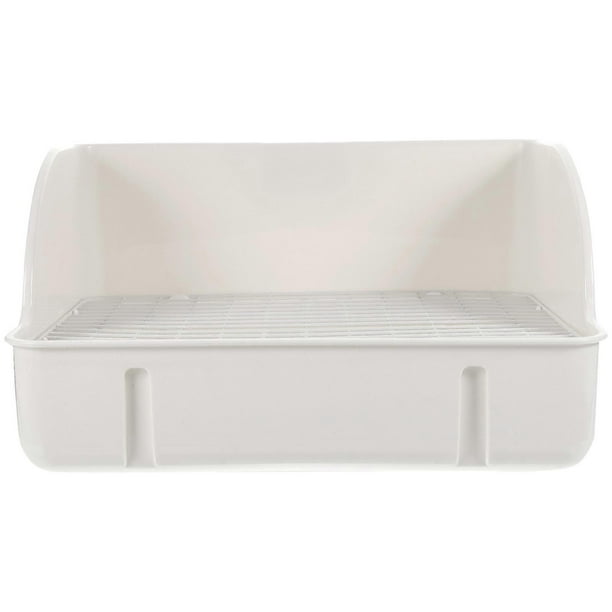 Pet Cage Potty Trainer Bunny Pet Litter Box Rabbit Trainer Toilet Cage Toilet Tray for Bunny Hamster