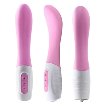 LOSSTA WY0292 corporels Baguette poche de massage, Vibrator magique sans fil étanche Baguette puissant massage électrique (rose)