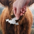 thumbnail image 4 of Dreamtimes Highland Cow Puzzle 500 Pieces - Wooden Jigsaw Puzzles for Family Games - Suitable for Teenagers and Adults, 4 of 7