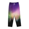 thumbnail image 6 of Fotbe Northern Lights Women's Pajama Pants,Sleepwear Pants,Pj Bottoms Drawstring And Pockets-Small, 6 of 7