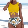 thumbnail image 2 of Conjunto de bikini con estilo para mujer Traje de baño de dos piezas con estampado Sling Traje de baño Ropa de playa OAVQHLG3B Store lin121212, 2 of 4