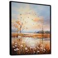 thumbnail image 2 of Designart "Serene Infinite Serenity In Floral Prairies" Prairies Floater Framed Wall Art Prints, 2 of 5