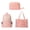 Pink, variant on 3-in-1 Foldable Backpack, Lightweight Packable Travel & Tote Bag for Women
