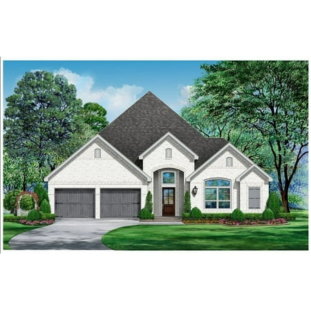 015-1045: European Traditional 3 Bed, 3 Bath Luxury Home Plan, 2918 Sq Ft: Full Blueprints with License to Build by Home Plan Marketplace - Lesuto