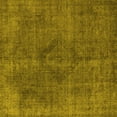 thumbnail image 1 of Ahgly Company Machine Washable Indoor Square Oriental Yellow Industrial Area Rugs, 4' Square, 1 of 4
