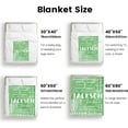 thumbnail image 5 of Custom Blanket with Name for Adults Kids Personalized Blanket and Throw Customized Flannel Name Blanket Personalized (Style-2, 30x40), 5 of 6