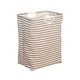 thumbnail image 2 of Bolsa de almacenamiento de ropa de lona de gran capacidad | 20.8x15.7x10.6 pulgadas | Organizador plegable con asas de madera resistentes, forro resistente al agua, diseño multicolor duradero para, 2 of 6
