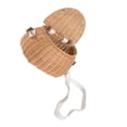 thumbnail image 4 of WEUVEB Women's Creative Rattan Shoulder Bag Summer Satchel Beach Crossbody 2pcs, 4 of 8