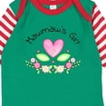 thumbnail image 4 of Inktastic Mawmaw's Girl Heart Flowers Girls Long Sleeve Baby Bodysuit, 4 of 5
