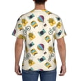 thumbnail image 3 of Vsdgher Travel Elements Print Men's Dry Fit Mesh Athletic Shirts Moisture Wicking Tennis T-Shirt Tops, 3 of 9