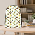 thumbnail image 5 of Susaid Funny Avocado In Mexican Clothes Print Clear Backpack See Through Transparent Plastic Clear Bookbags for School, College, Stadium,Work, 5 of 7
