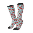 thumbnail image 2 of Balery Watermelon Printed Novelty Socks Men's Women's Crew Socks Sports Socks Knee High Socks Cotton Socks Quirky and Cool Socks, 2 of 9