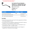thumbnail image 2 of Fuel Injection Pressure Regulator Vacuum Line - Compatible with 1999 - 2003 Chevy Silverado 1500 AWD 2000 2001 2002, 2 of 2