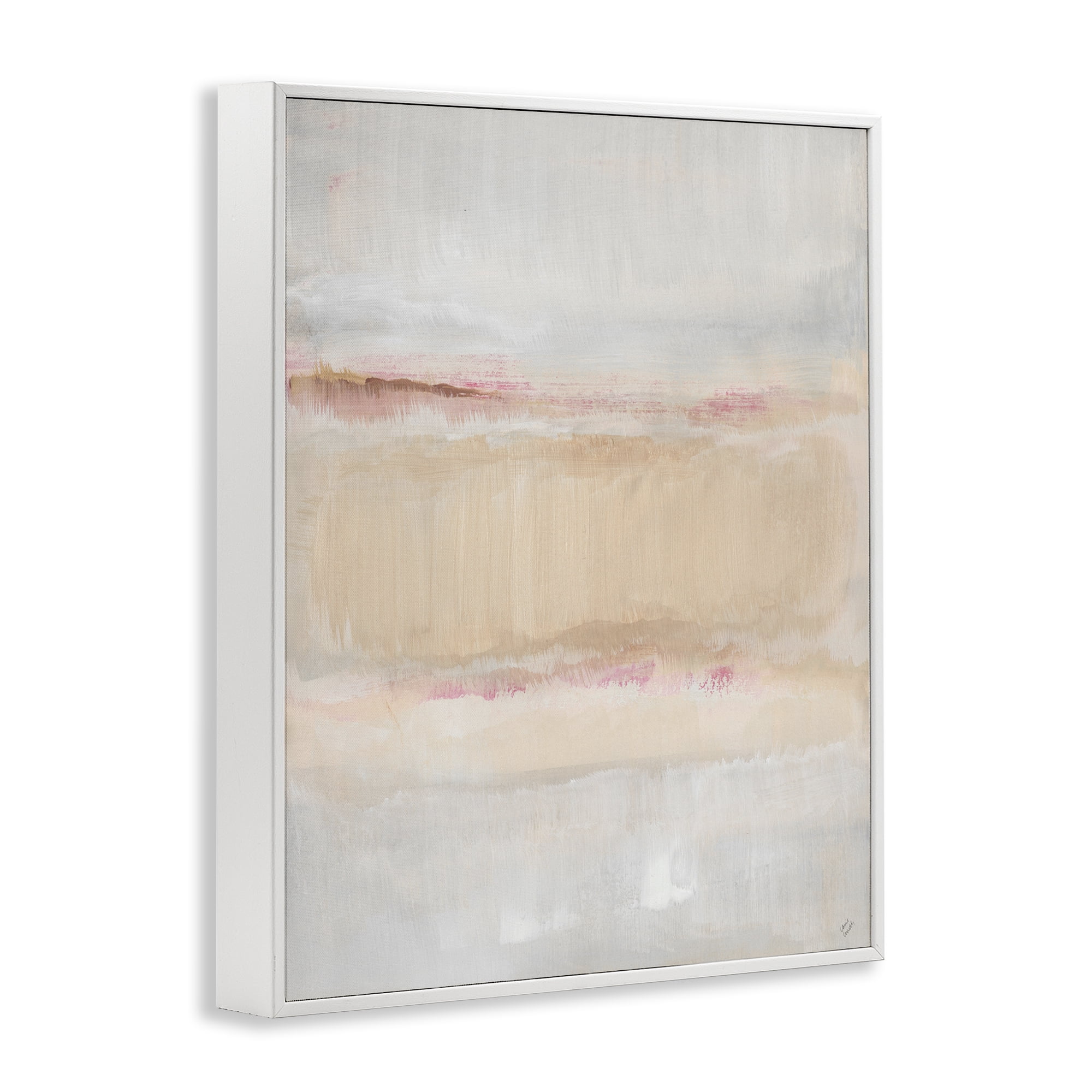 Stupell Industries Restful Misty Landscape White Framed Giclee Art, design by Lanie Loreth