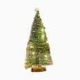 thumbnail image 4 of Uutvmp Small Christmas Tree with Lights, Mini Christmas Tree Table Top Decorations, Desktop Miniature Pine Tree Xmas Holiday Decor, 5 Pcs Christmas Pine Tree with a String of Lights, 4 of 9