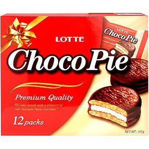 Lotte Choco Pie 12 Individually Wrapped Chocolate Snack Pies 11.85 oz (1 (Best Individually Wrapped Snacks)
