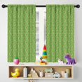 thumbnail image 5 of Blackout Kids Curtains,Green Bigfoot Pattern Childrens Insulated Curtains Set Of 2,Bedroom Essentials,Toddler Room Decor 42x54in(106x137cm), 5 of 5