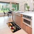 thumbnail image 6 of Kitchen Mats,Coffee Vintage Kitchen Mats for Floor,Anti Fatigue Waterproof Kitchen Rug,Non Skid Washable Memory Foam Kitchen Rugs and Mats for Bedroom,Office,Sink,Laundry 17.3 * 29 Inches, 6 of 6