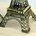 thumbnail image 5 of Creative Gifts 18cm Metal Art Crafts Paris Eiffel Tower Model Figurine Zinc Alloy Statue Travel Souvenirs Home Decorations, 5 of 7
