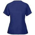 thumbnail image 2 of Panda Uniform by HeedFit Women’s V-Neck Scrub Top, Polycotton, 2XL, Navy, 2 of 4