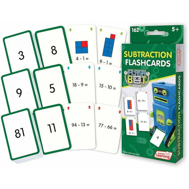 Junior Learning Subtraction Flashcards