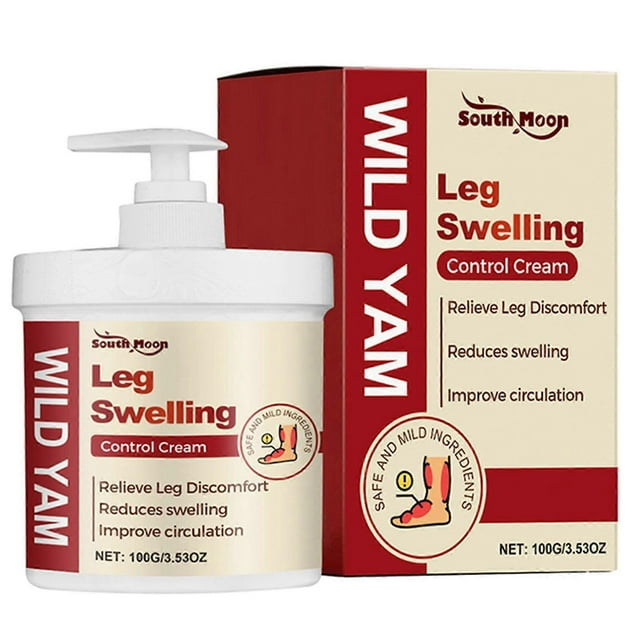 Wild Yam Varicose Relief Cream, Natural Anti-Varicose Cream, Anti-Varicose Soothing Cream For Reduces Legs Swelling & Discomfort