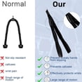 thumbnail image 3 of Tricep Rope Cable Attachment Handles, Long Triceps Pull Down Rope for Push Downs, Crunches, Facepulls - Greater Range of Motion for Gym Black, 3 of 6
