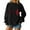 1-Black, variant on Womens Tops Christmas Tree Printing Long Sleeve Winter Casual Sports Round-Neck Sweatshirt,Sweatshirts for Women Orange M