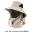 thumbnail image 2 of Sombrero Con Visera Pesca Al Aire Libre Protección para El Cuello Ancha Verano, 2 of 9
