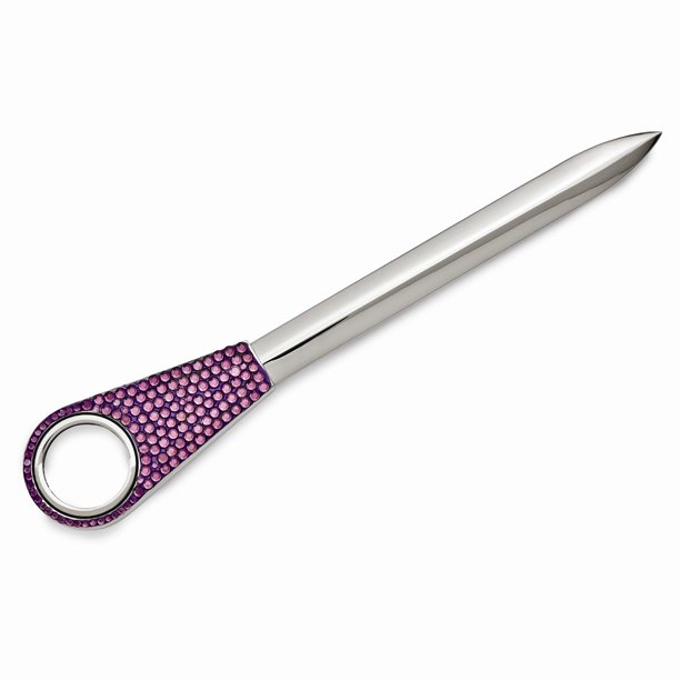 Purple Swarovski Crystal Letter Opener