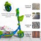 thumbnail image 3 of Scooter Infantil 3 Ruedas C/Canasta Luces y Sonido, 3 of 5
