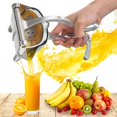thumbnail image 2 of Hyasfey Manual Juicer Ergonomic Handle Aluminum Alloy Multi-function Grapefruit Orange Squeezer Lemon Fruit Pressing Juicing Tool Kitchen Gadgets, 2 of 8