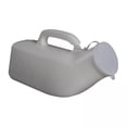 thumbnail image 1 of Botella de orina para orinal masculino,Orinal masculino,botella de orina,portátil,ligero,Orinal para hombres con asa para tapa,para acampar,viajar,personas mayores,Orinal de viaje para 2 piezas, 1 of 8