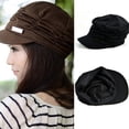 thumbnail image 3 of Pnellth Women Pleated Peaked Cap Hat Casual Outdoor Sports Travel Sunhat Gray, 3 of 7