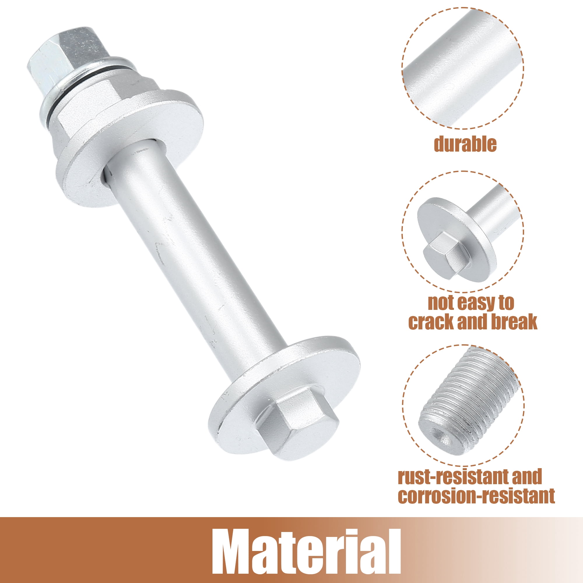Unique Bargains Car Camber Adjusting Eccentric Bolts for Honda Civic 2006-2015