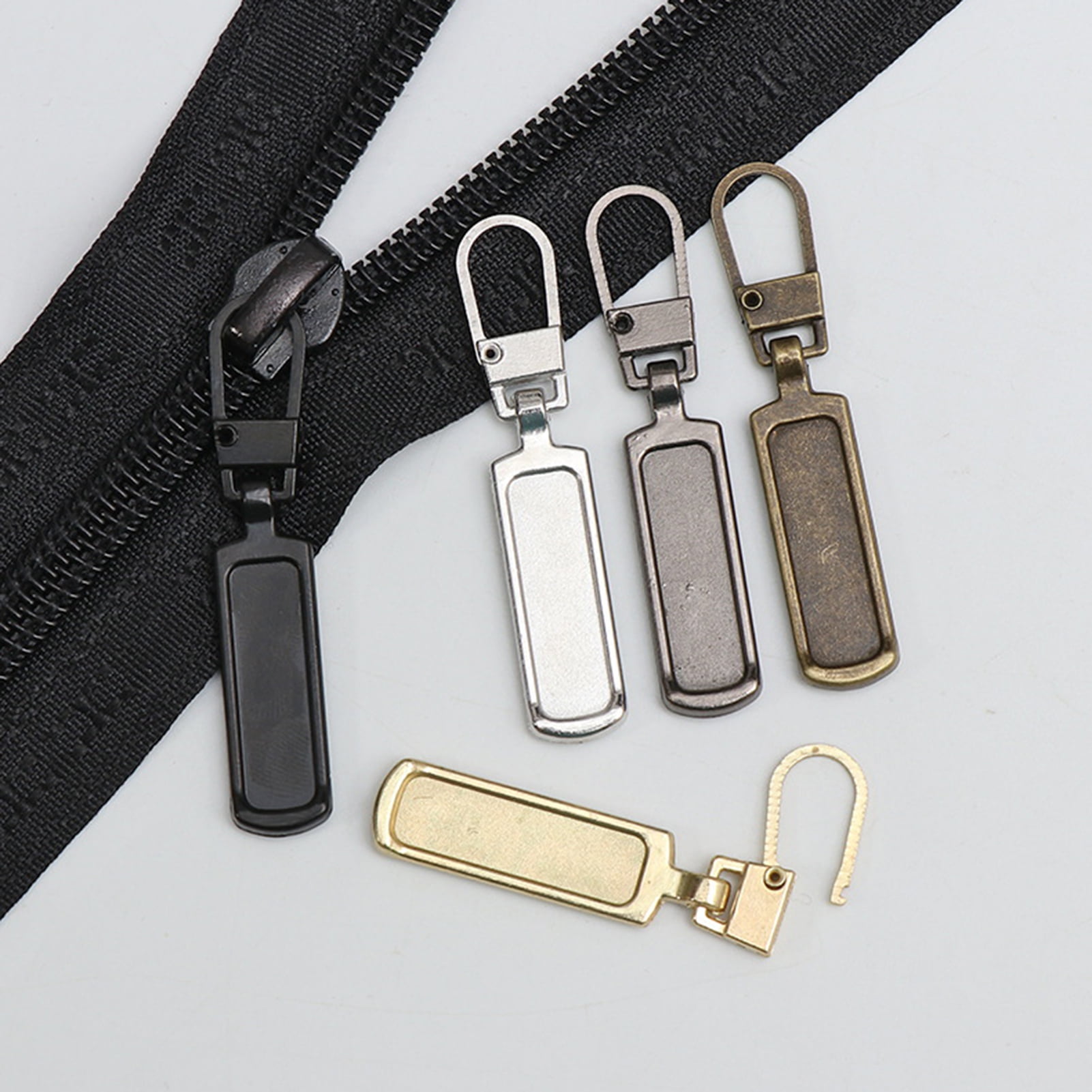 Wirlsweal 4Pcs Zipper Puller Antirust Nondeformed Antiloosen Clear