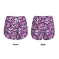 thumbnail image 3 of Daiia cool Skull flower colorful Pattern Women's 2 in 1 Running Shorts - Lightweight Athletic Workout Gym Yoga Shorts Liner with Phone Pockets-X-Large, 3 of 7