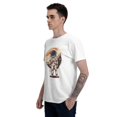 thumbnail image 5 of Astronaut Plants T-Shirt for Men Cotton 100% Summer Tops Women Fashion Casual Short Sleeves Round Collar Short-Sleeve Couple Top Tees, 5 of 6