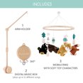 thumbnail image 2 of The Peanutshell Mobile Musical en Bois pour Bébé, 2 of 5