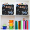 thumbnail image 6 of Swallows Birds and Flowers Storage Bins with Handle Fabric Organizer Basket Foldable Box 2 Pack 14.2x10.2x8.3, 6 of 8